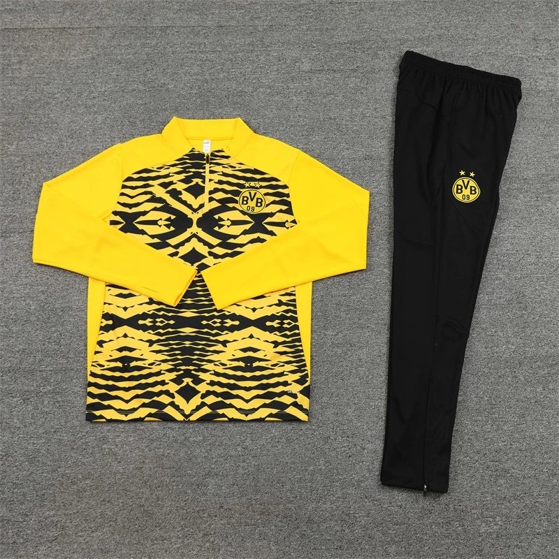 24/25 Dortmund Yellow Black and Yellow Training Tracksuit