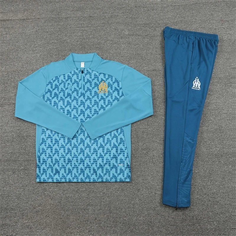 24/25 Marseille Lake Blue Training Tracksuit