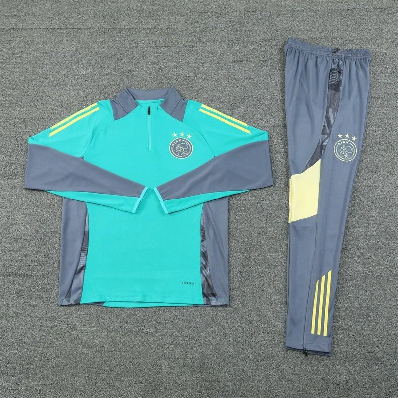 24/25 Ajax Green Gray Arm Training Tracksuit