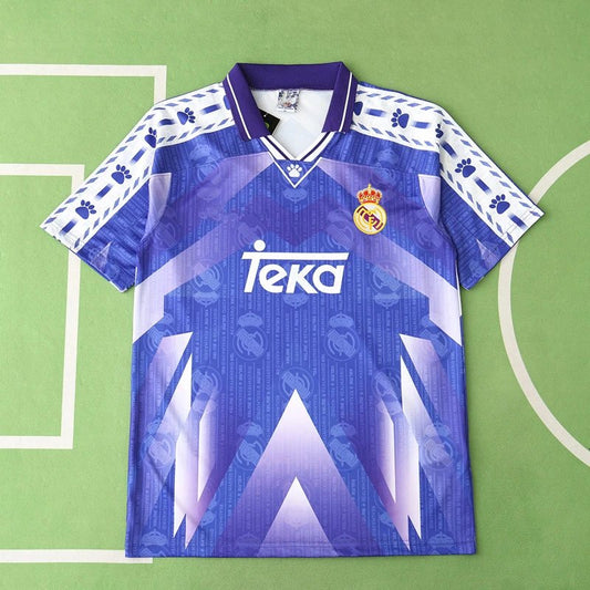 96/97 Real Madrid Away Purple Retro Shirt