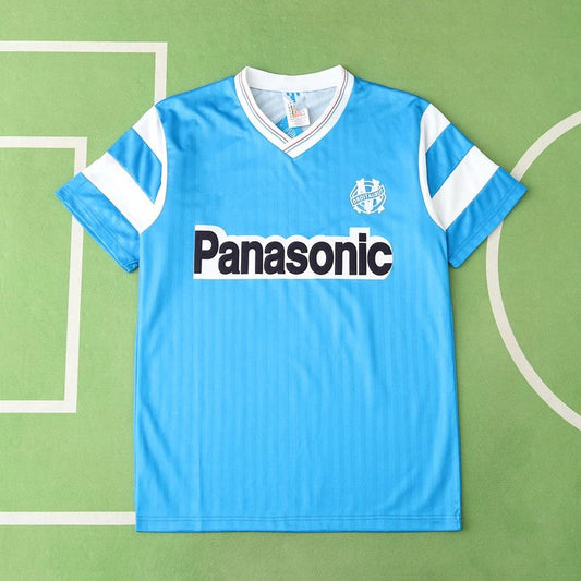 1990 Marseille Away Blue Retro Shirt