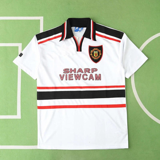 1998 Manchester United Away White Retro Shirt