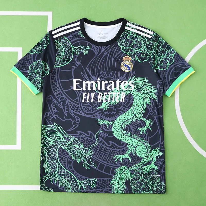 24/25 Real Madrid Black Green Special Concept Shirt