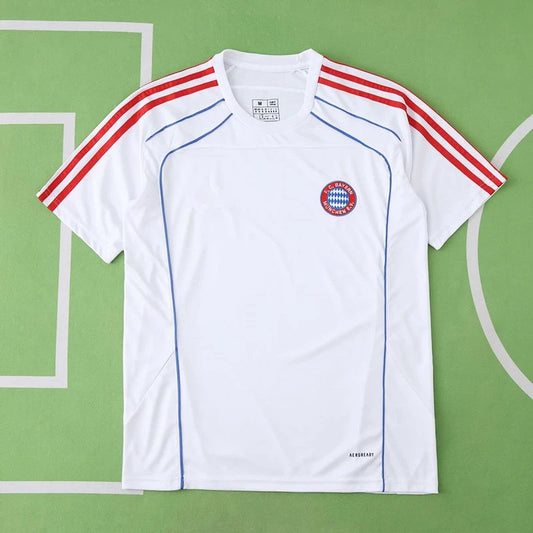 24/25 Bayern Munich White Red Shoulder Shirt