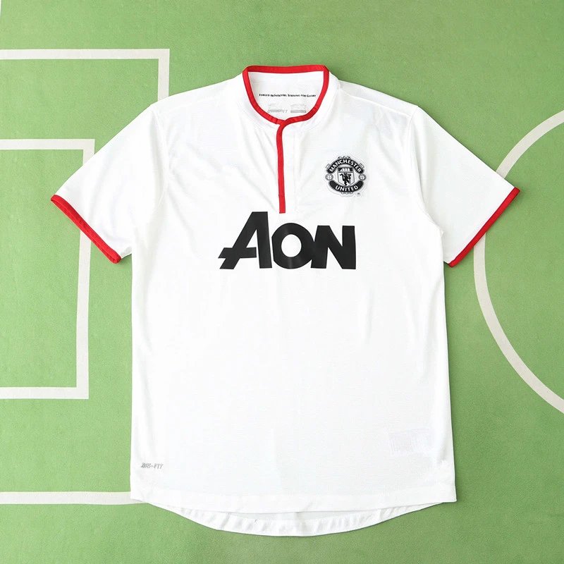 12/13 Manchester United Away White Retro Shirt