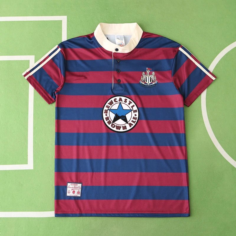 95/97 Newcastle Dragon Tide Red Blue Retro Shirt