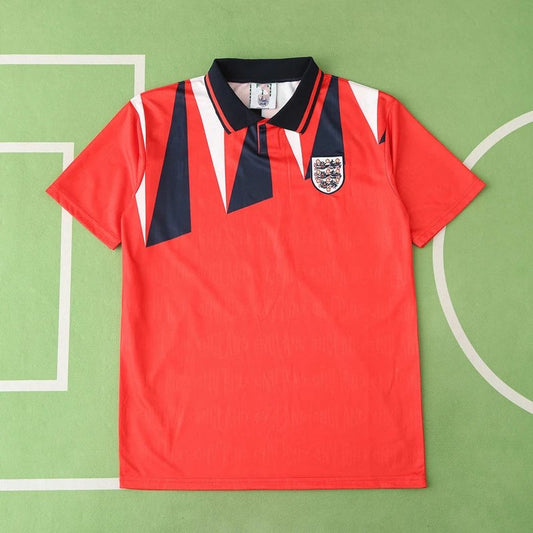 1992 England Away Red Shirt