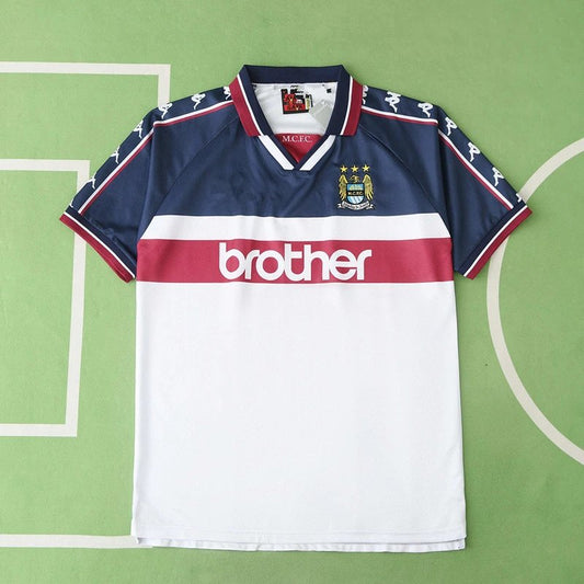 97/98 Manchester City Away White Thai Edition