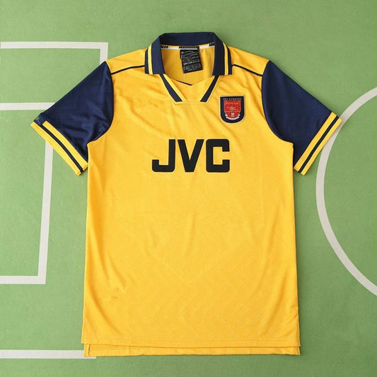 96/97 Arsenal Away Yellow Retro Shirt