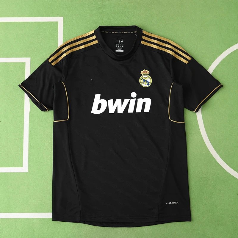 11/12 Real Madrid away black Retro Shirt