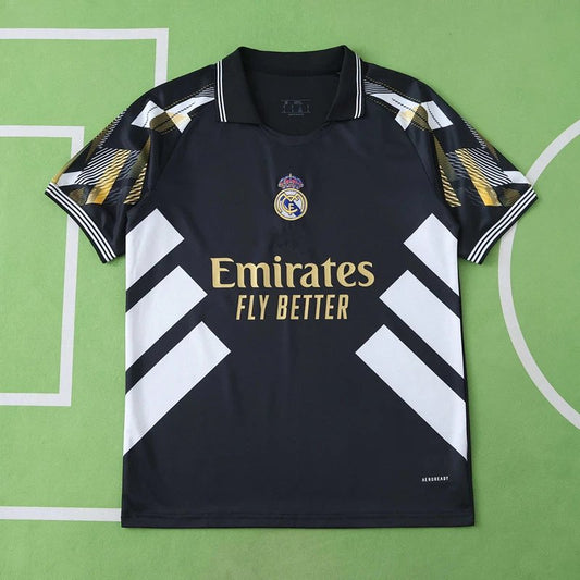 25/26 Real Madrid Black and White Special Concept Shirt