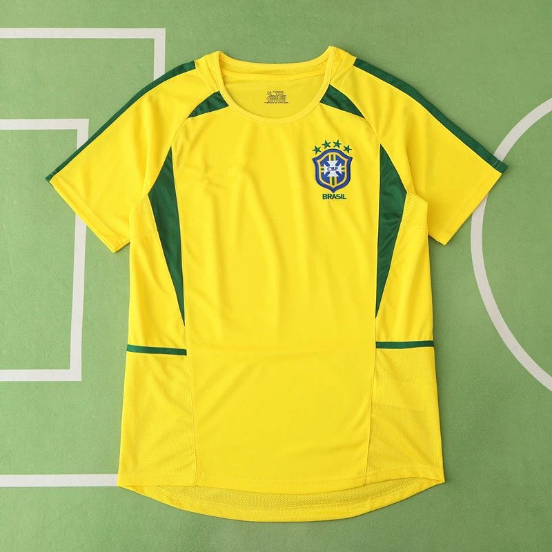 2002 Brazil Home Shirt