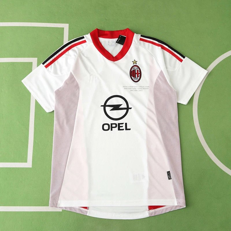 2002 AC Milan Away White Retro Shirt