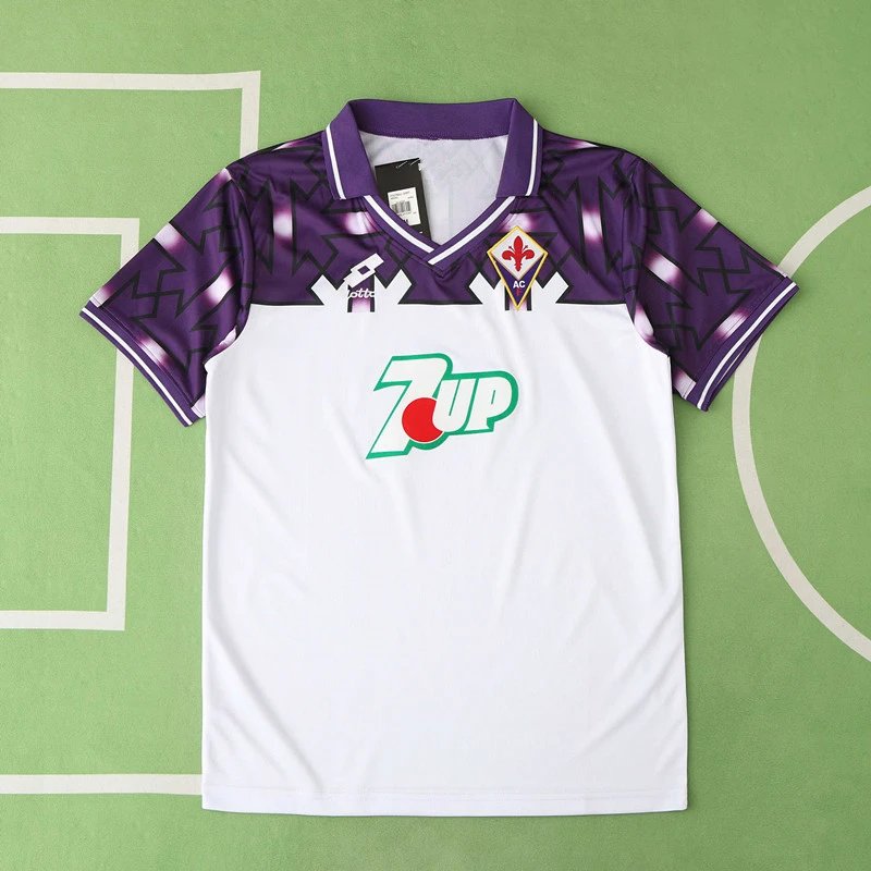 92/93 Fiorentina Away White Retro Shirt