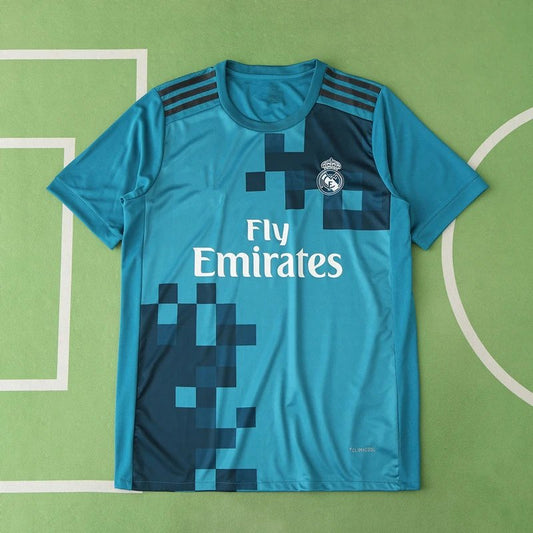 17/18 Real Madrid Second Green Retro Shirt