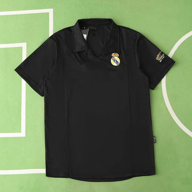02/03 Real Madrid Away Black Retro Shirt