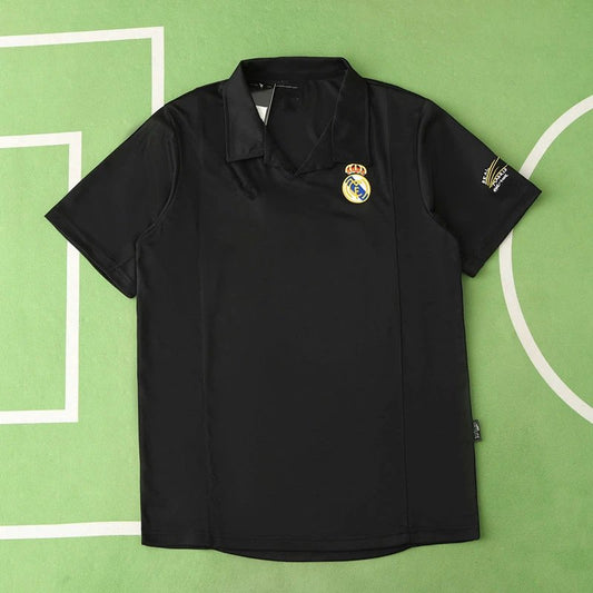 02/03 Real Madrid Away Black Retro Shirt