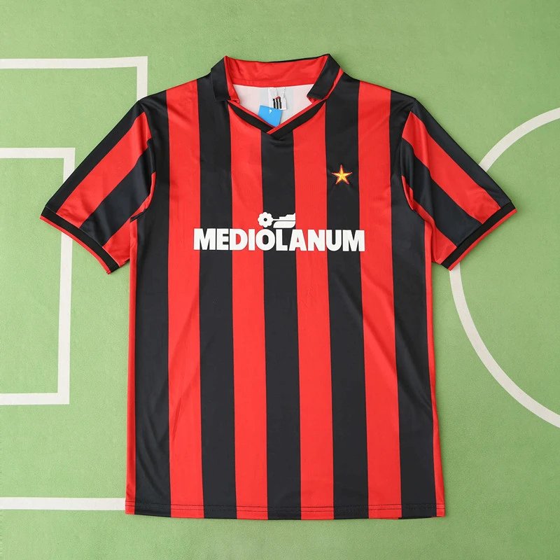 90/91 AC Milan Home Retro Shirt