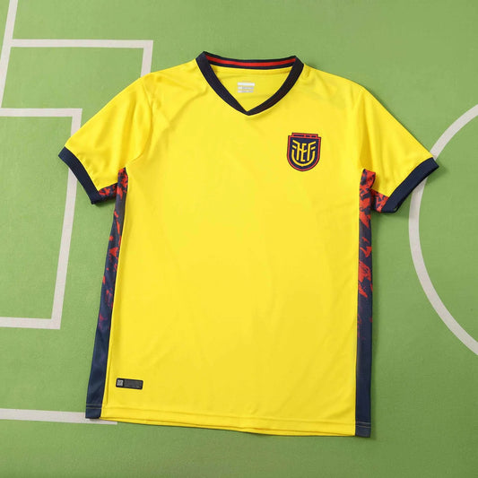 Mens World Cup 2026 Ecuador Home Fan Version Shirt