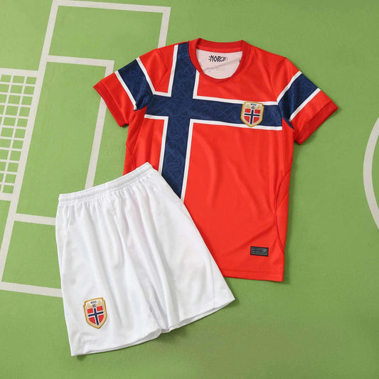 2026 World Cup Norway Home Player Version Youth Kit