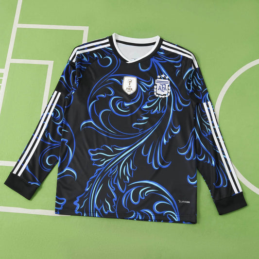 Mens World Cup 2026 Argentina Away Player Version Long Sleeve