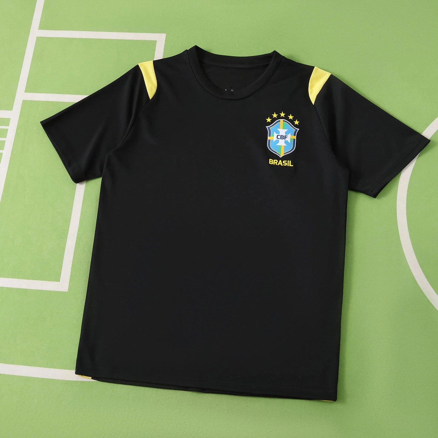 Mens World Cup 2026 Brazil Black Training Shirt