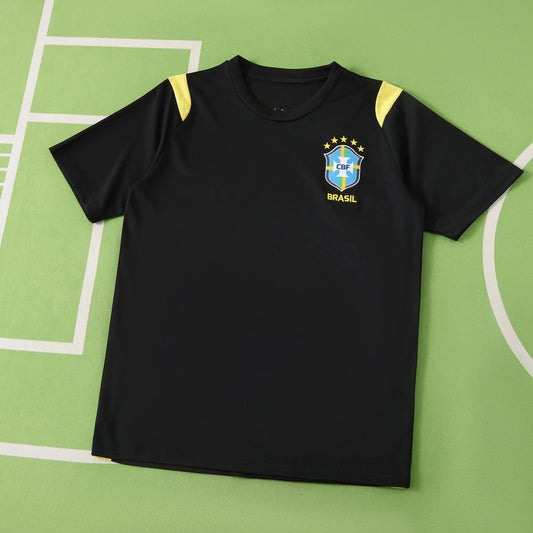 Mens World Cup 2026 Brazil Black Training Shirt