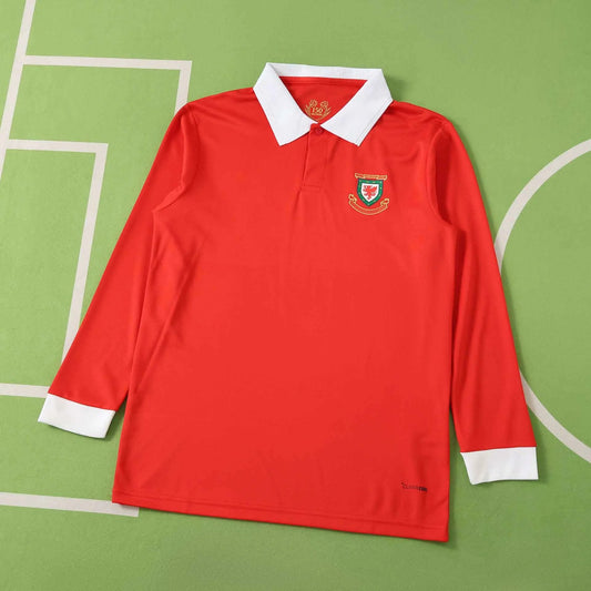 Mens Retro Wales Home 150th Anniversary Long sleeve