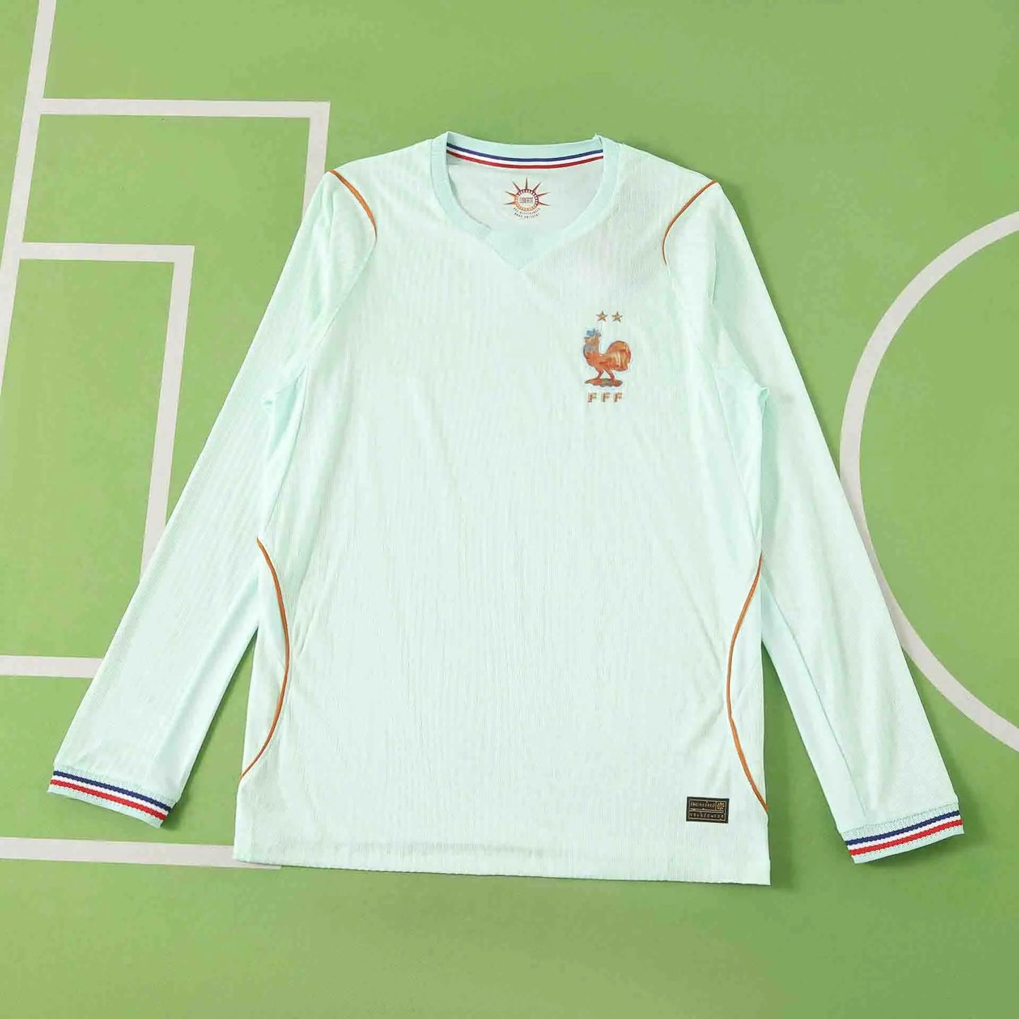 Mens World Cup 2026 France Away Player Version Long Sleeve Shirt