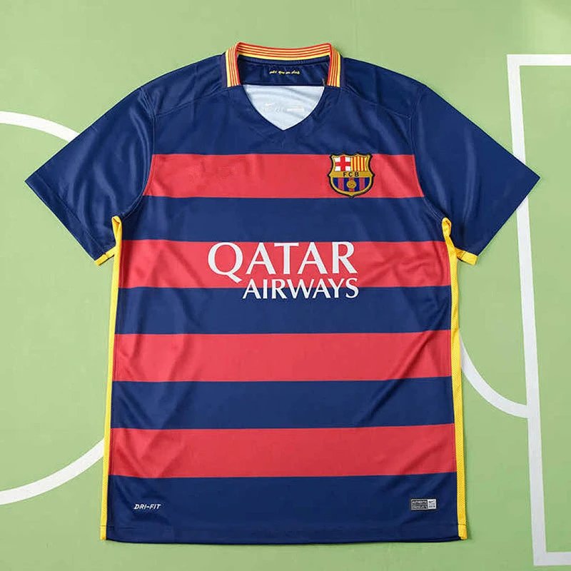15/16 FC Barcelona Home Retro Shirt
