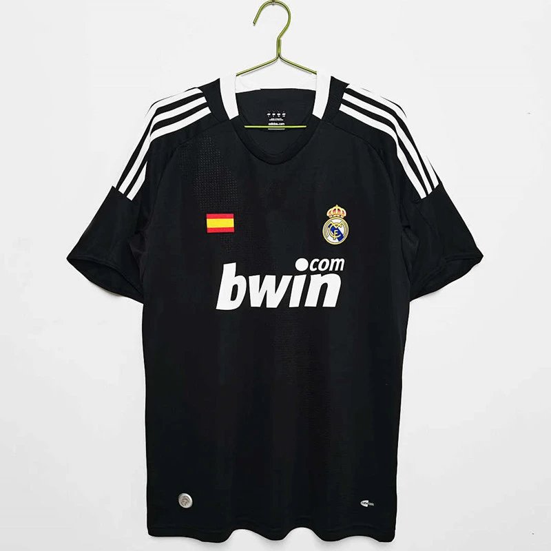 Real Madrid 2008/2009 Retro Black/White